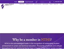 Tablet Screenshot of nths.org